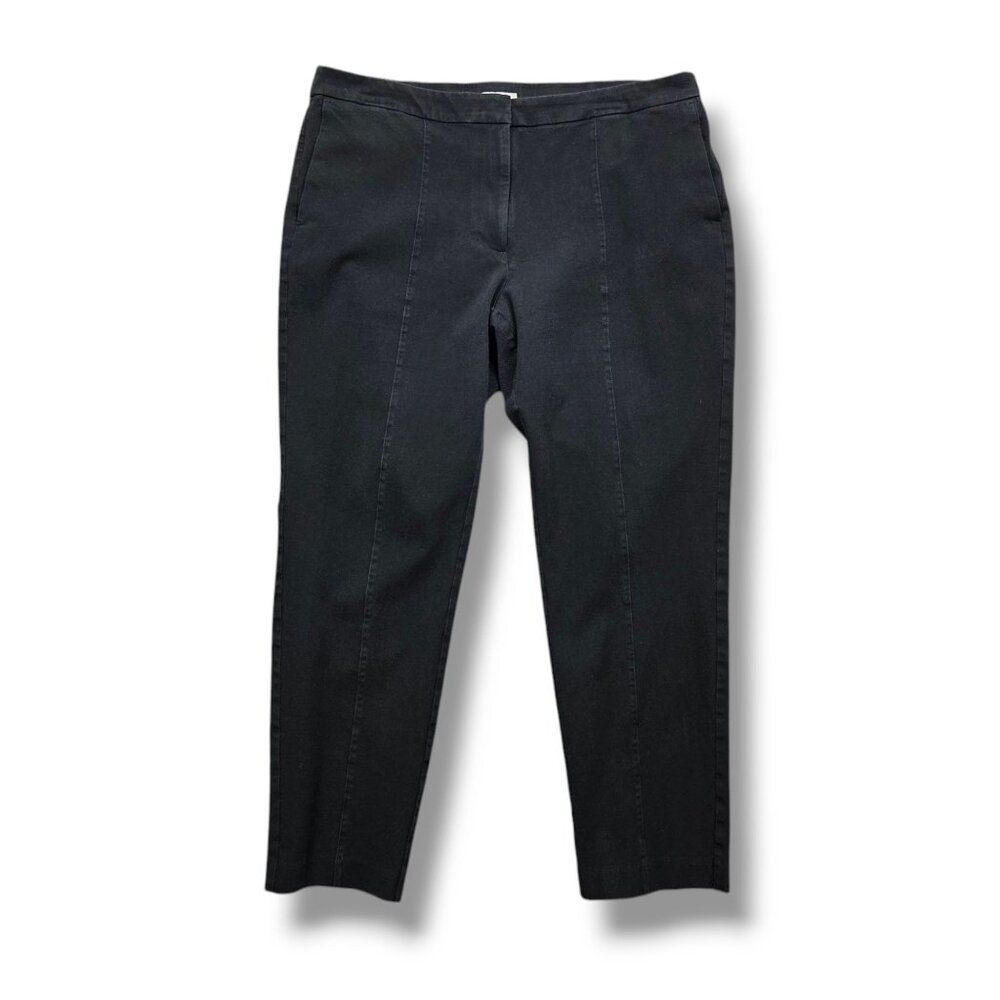 J Jill Premium Bi Stretch Pants Womens 14 Black Mid‎ Rise Trouser PILLING